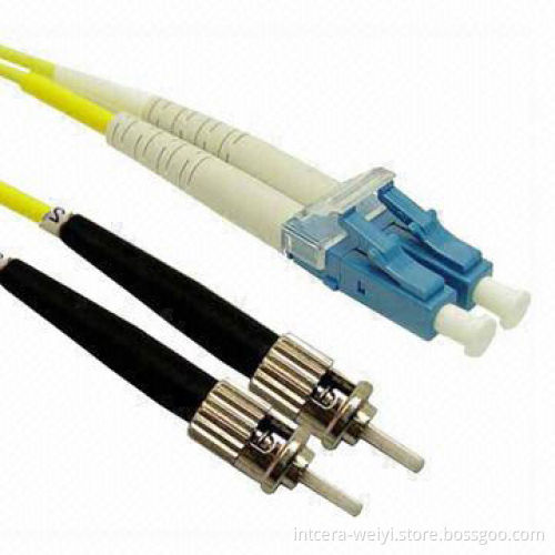 LC/PC- ST/PC SM DX Fiber Optic Patch Cord with Low IL and High RL (0.9&2.0&3.0 Optional)